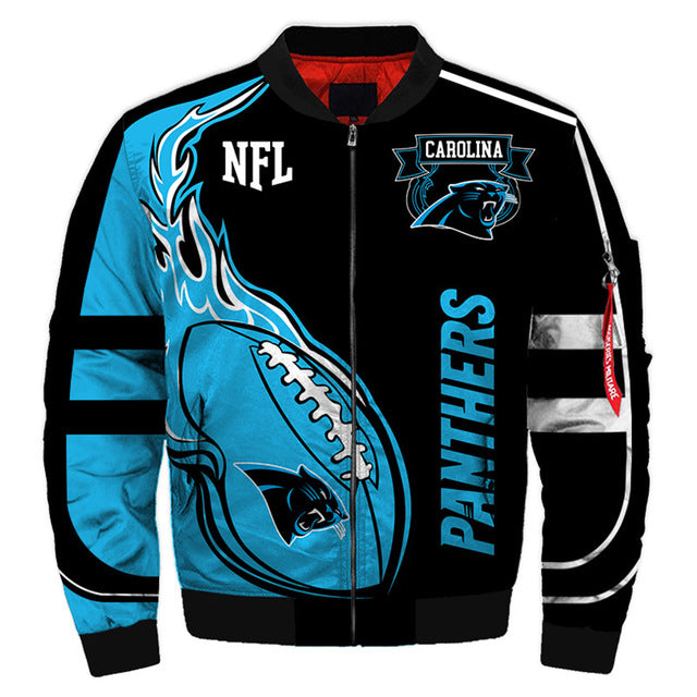 Men's NFL 3D Zippered Quilted Team Jacket
