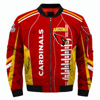 Thumbnail for NFL Team Logo Men's Zippered Quilted Jacket