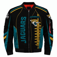 Thumbnail for NFL Team Logo Men's Zippered Quilted Jacket