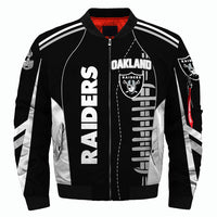 Thumbnail for NFL Team Logo Men's Zippered Quilted Jacket