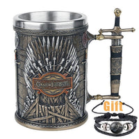 Thumbnail for Antique Game of Thrones, Might and Magic Goblet Stainless Steel Resin Mugs