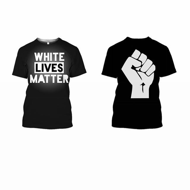 Black Lives Matter Men's Knitted Polyester T-Shirt