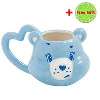 Thumbnail for Teddy Panda Ceramic Coffee/Tea Mugs with Heart Handle