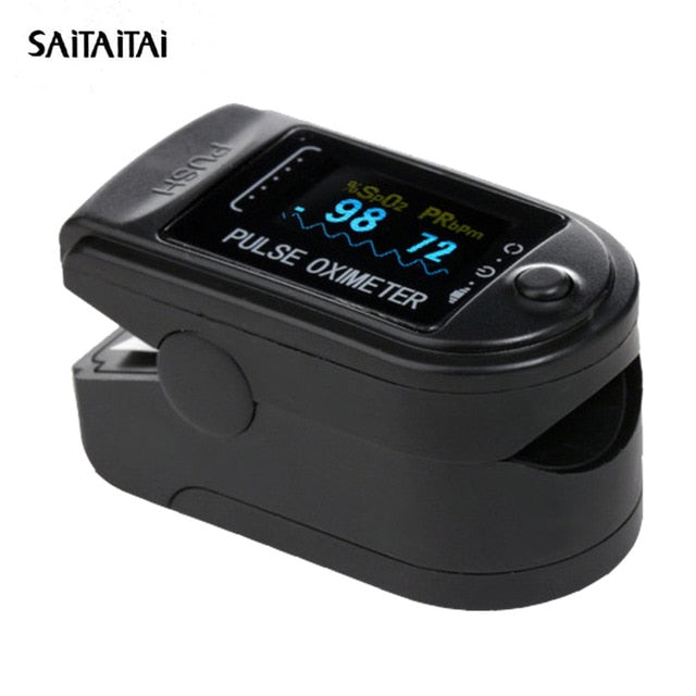 Health Care LED Digital Fingertip Pulse Oximeter