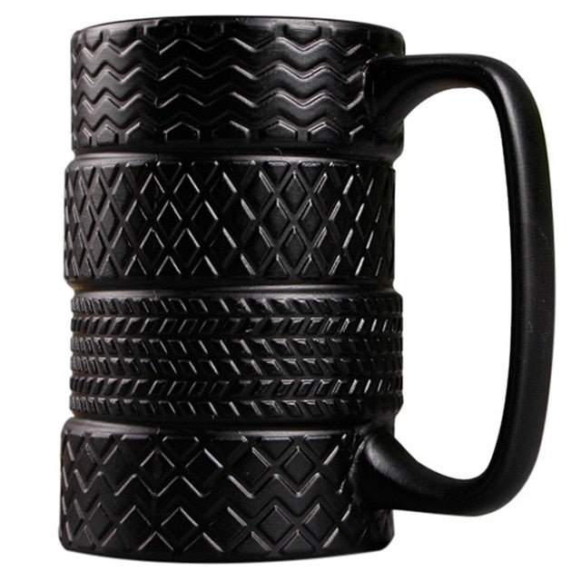 Porcelain Ceramic Tyre Coffee/Tea Mug