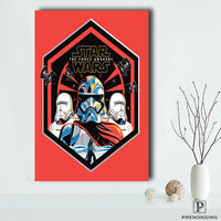 Thumbnail for Spray Painted Silk Fabric Customized Vintage Star War Posters