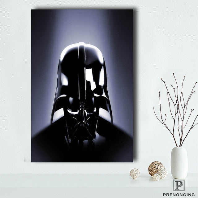Spray Painted Silk Fabric Customized Vintage Star War Posters