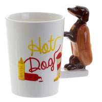 Thumbnail for Hand Painted and Sculpted Animal Pattern Ceramic Mark Water/Coffee/Tea Cup Ideal for Office Decorative Purpose.