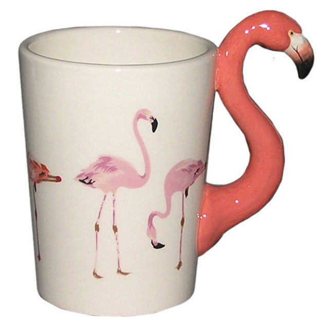 Hand Painted and Sculpted Animal Pattern Ceramic Mark Water/Coffee/Tea Cup Ideal for Office Decorative Purpose.