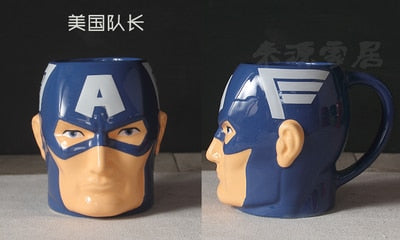 Limited Edition Avenger's Superhero 3D Ceramic Mutipurpose Mugs