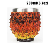 Thumbnail for Antique Game of Thrones, Might and Magic Goblet Stainless Steel Resin Mugs