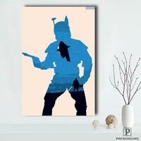 Thumbnail for Spray Painted Silk Fabric Customized Vintage Star War Posters