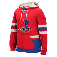 Thumbnail for New England Patriots Laced Hockey style Hoodie Sweatshirt