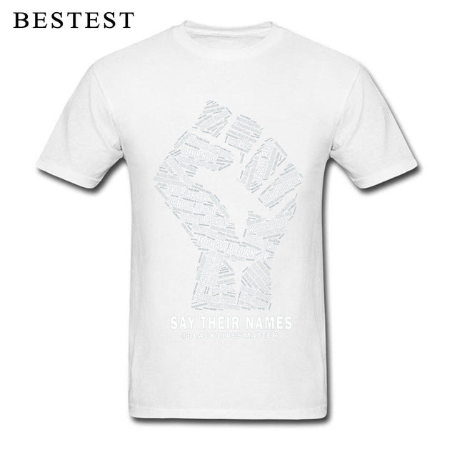 Black Lives Matter Men's Breathable Cotton T-Shirt