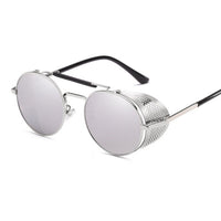 Thumbnail for Retro Round Steampunk Sunglasses for Men and Women