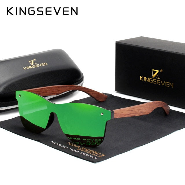 Coronardo Rainforest Wood Frame Polarized Glasses