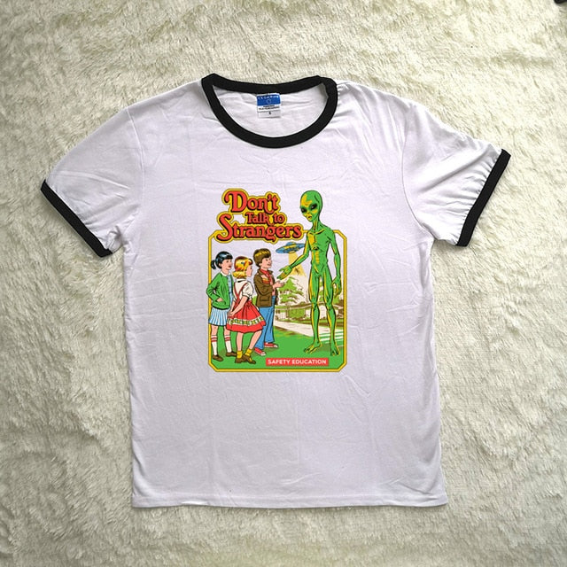 Childhood Don't Talk to Strangers Tshirt
