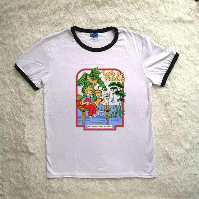 Childhood Let's Go Fishing Tshirt