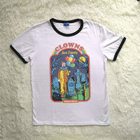 Thumbnail for Childhood Clowns Are Funny Tshirt