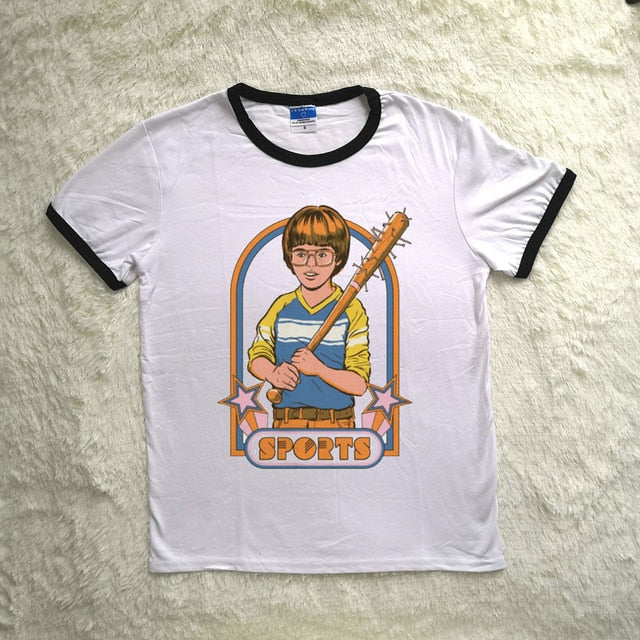 Childhood Sports Retro Spoof Tshirt