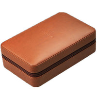 Thumbnail for Luxury Cohiba Cigar Box Humidor Case Genuine Leather Wood Cabinet Travel Storage Box 4pcs Include Cutter (No Lighter)