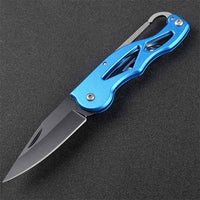 Thumbnail for Pocket Survival Rescue Folding Camping Mini Keychain Tactical Hunting Outdoor Knife