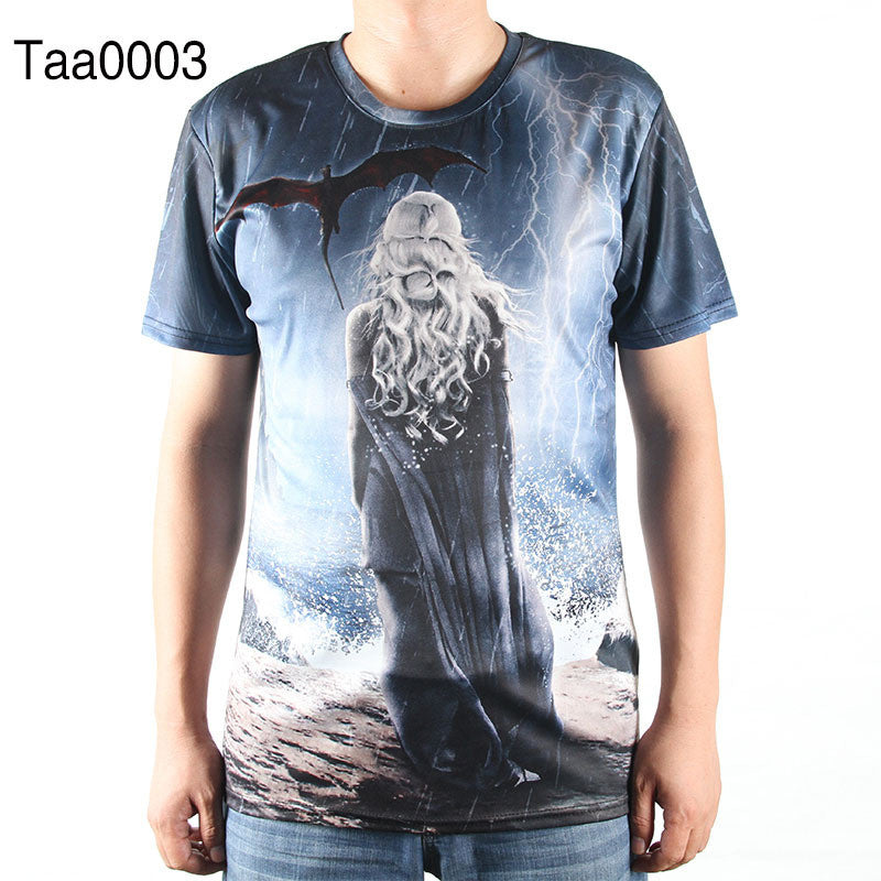 Game Of Thrones Allover 3D Oversize Print Tshirts - TshirtNow.net - 7