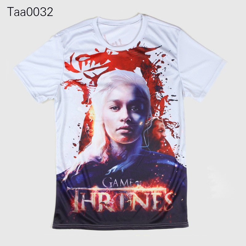 Game Of Thrones Sansa Stark Allover 3D Print Tshirt - TshirtNow.net - 8