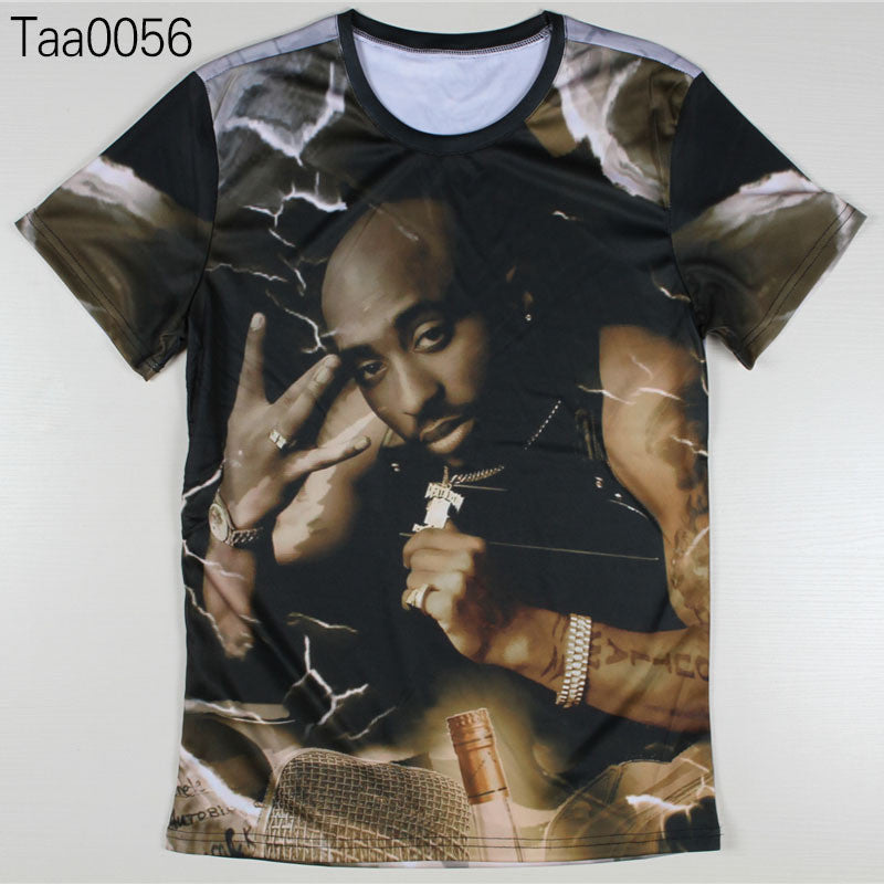 Tupac Shakur All over 3D print tshirt - TshirtNow.net - 6