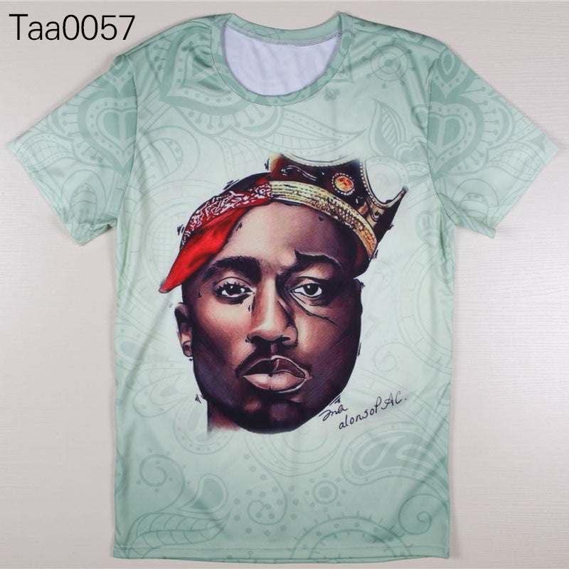 Tupac Shakur All over 3D print tshirt - TshirtNow.net - 7