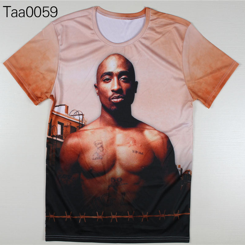 Tupac Shakur All over 3D print tshirt - TshirtNow.net - 9