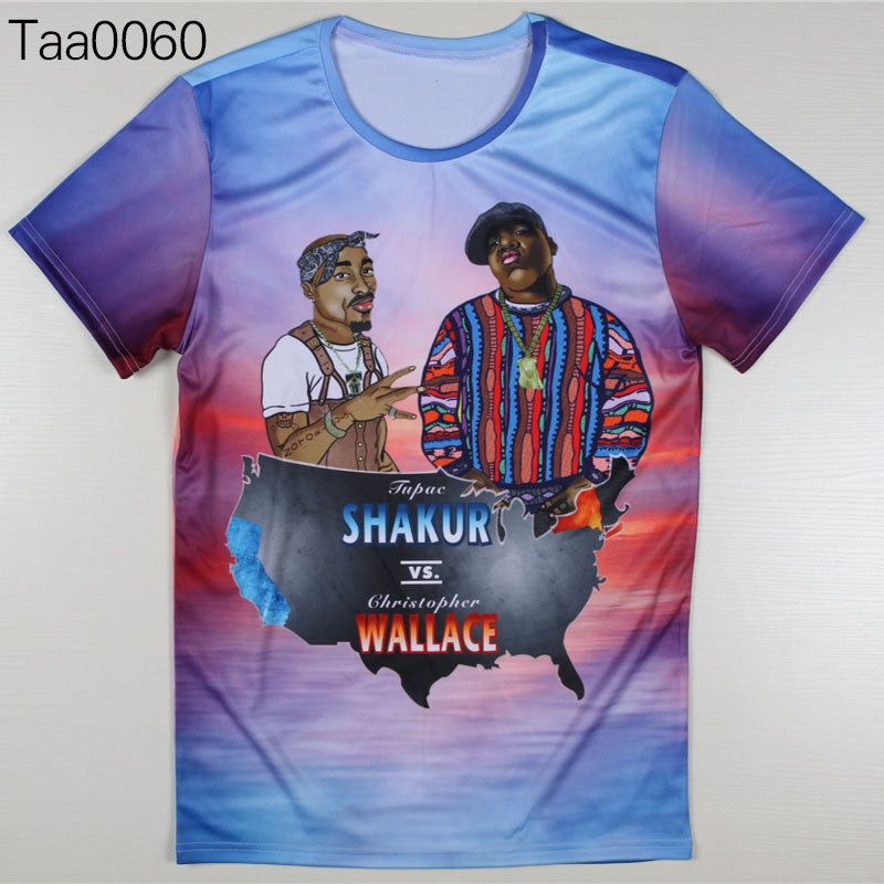 Tupac Shakur All over 3D print tshirt - TshirtNow.net - 10