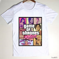 Thumbnail for Game Of Thrones Westeros Grand Theft Auto Logo Spoof Tshirt - TshirtNow.net - 4