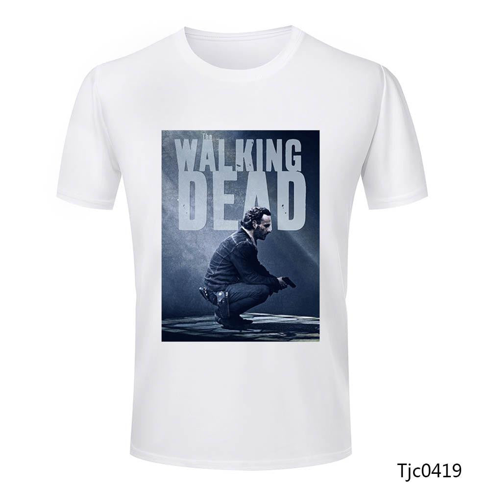 The Walking Dead Allover 3D Print Rick with Pistol Tshirt - TshirtNow.net - 3