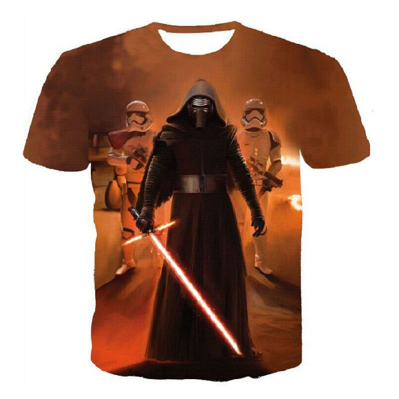 Star Wars Allover 3D Print Performance Tshirts - TshirtNow.net - 8
