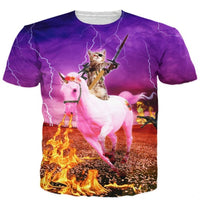 Thumbnail for 3D Allover Graphic Print Cat Tshirts - TshirtNow.net - 16