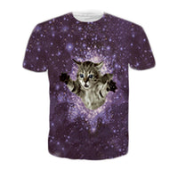 Thumbnail for 3D Allover Graphic Print Cat Tshirts - TshirtNow.net - 25