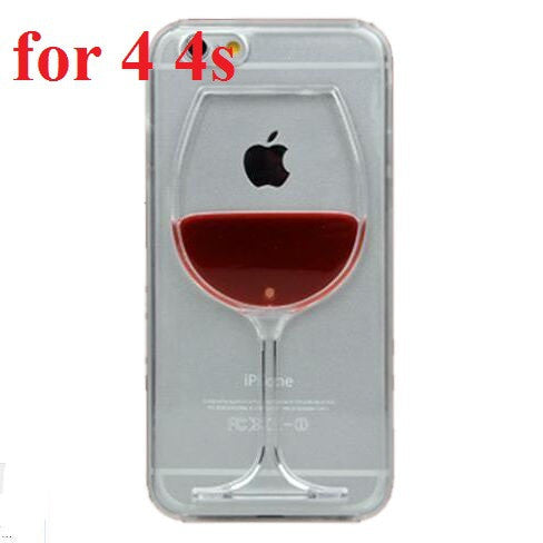 Wine Lovers Red Wine Cup Liquid Transparent Case Cover For Apple iPhone 4 4S 5C 5 5S 6 6S 6 Plus All Models Phone Cases Back Covers - TshirtNow.net - 8