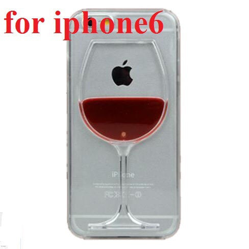 Wine Lovers Red Wine Cup Liquid Transparent Case Cover For Apple iPhone 4 4S 5C 5 5S 6 6S 6 Plus All Models Phone Cases Back Covers - TshirtNow.net - 7