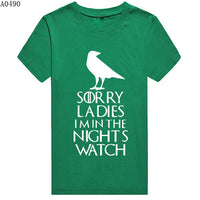 Thumbnail for Game Of Thrones Sorry Ladies I'm In The Night's Watch Tshirt - TshirtNow.net - 12