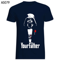 Thumbnail for Star Wars Darth Vader Your Father The Godfather Spoof Tshirt - TshirtNow.net - 3
