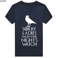 Thumbnail for Game Of Thrones Sorry Ladies I'm In The Night's Watch Tshirt - TshirtNow.net - 16