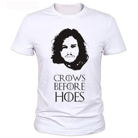 Thumbnail for Game Of Thrones Jon Snow Crows Before Hoes Night's Watch Tshirt - TshirtNow.net - 2