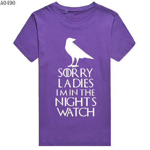 Game Of Thrones Sorry Ladies I'm In The Night's Watch Tshirt - TshirtNow.net - 19