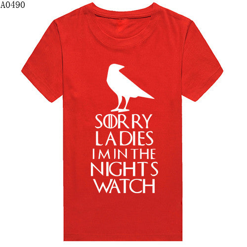 Game Of Thrones Sorry Ladies I'm In The Night's Watch Tshirt - TshirtNow.net - 10