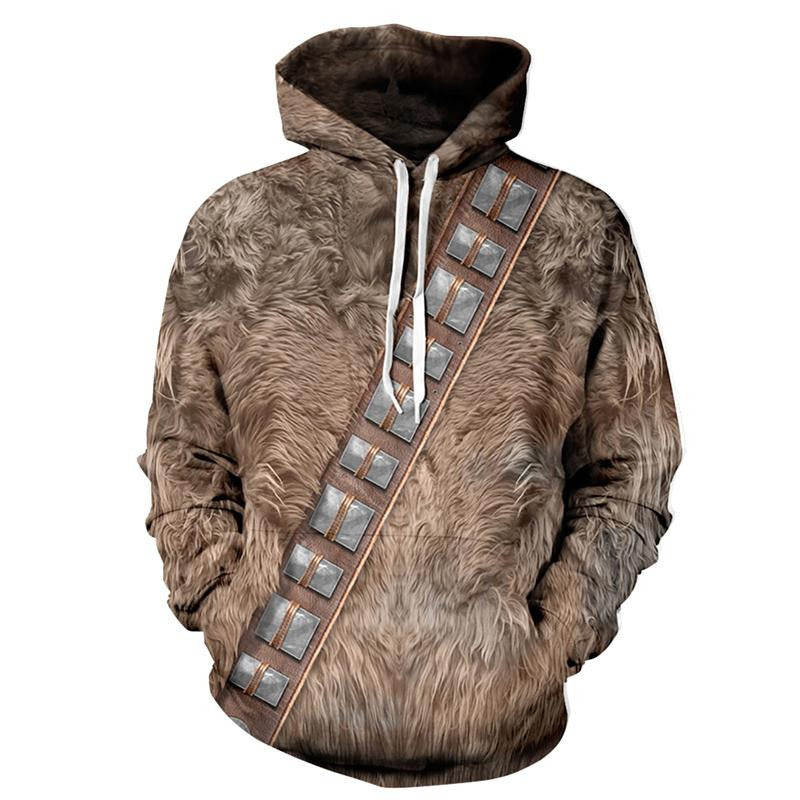 Chewbacca Allover 3D Print Hoodie