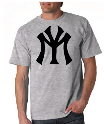 Young Money YM Logo Tshirt: Ash with Black Print - TshirtNow.net