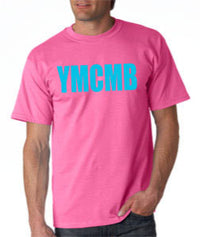 Thumbnail for Ymcmb Tshirt With Teal Print - TshirtNow.net - 2