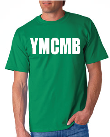 Ymcmb Tshirt: Kelly Green With White Print - TshirtNow.net - 1