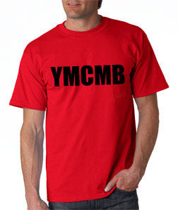 Ymcmb Tshirt: Red With Black Print - TshirtNow.net - 1